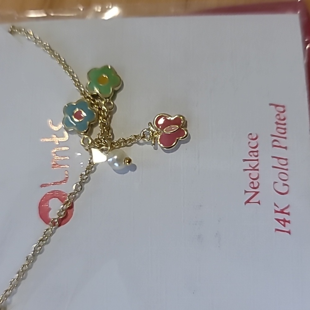 Little Miss Twin Stars necklace NIP - Picture 2 of 8